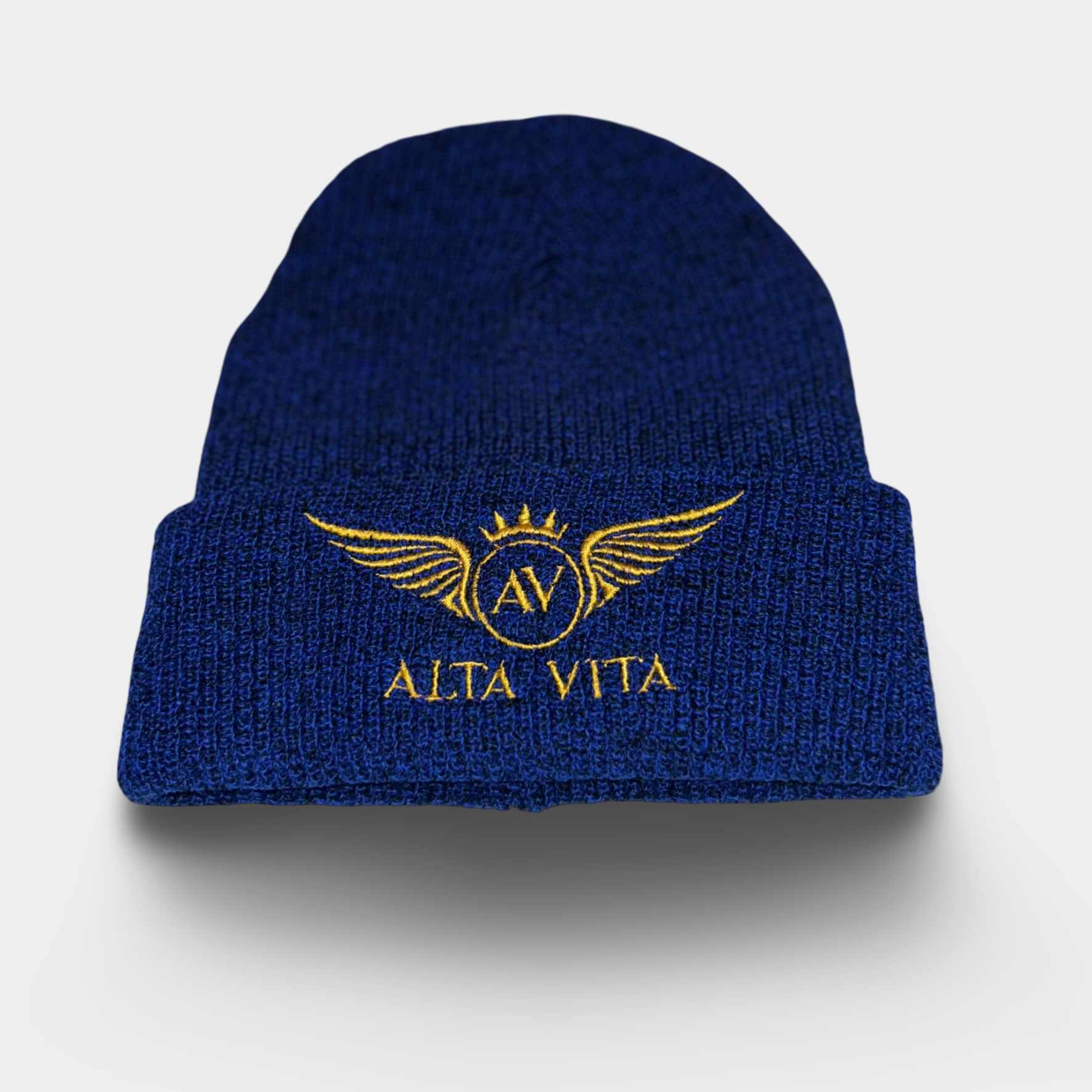 Alta Vita Mens Royal Blue Beanie