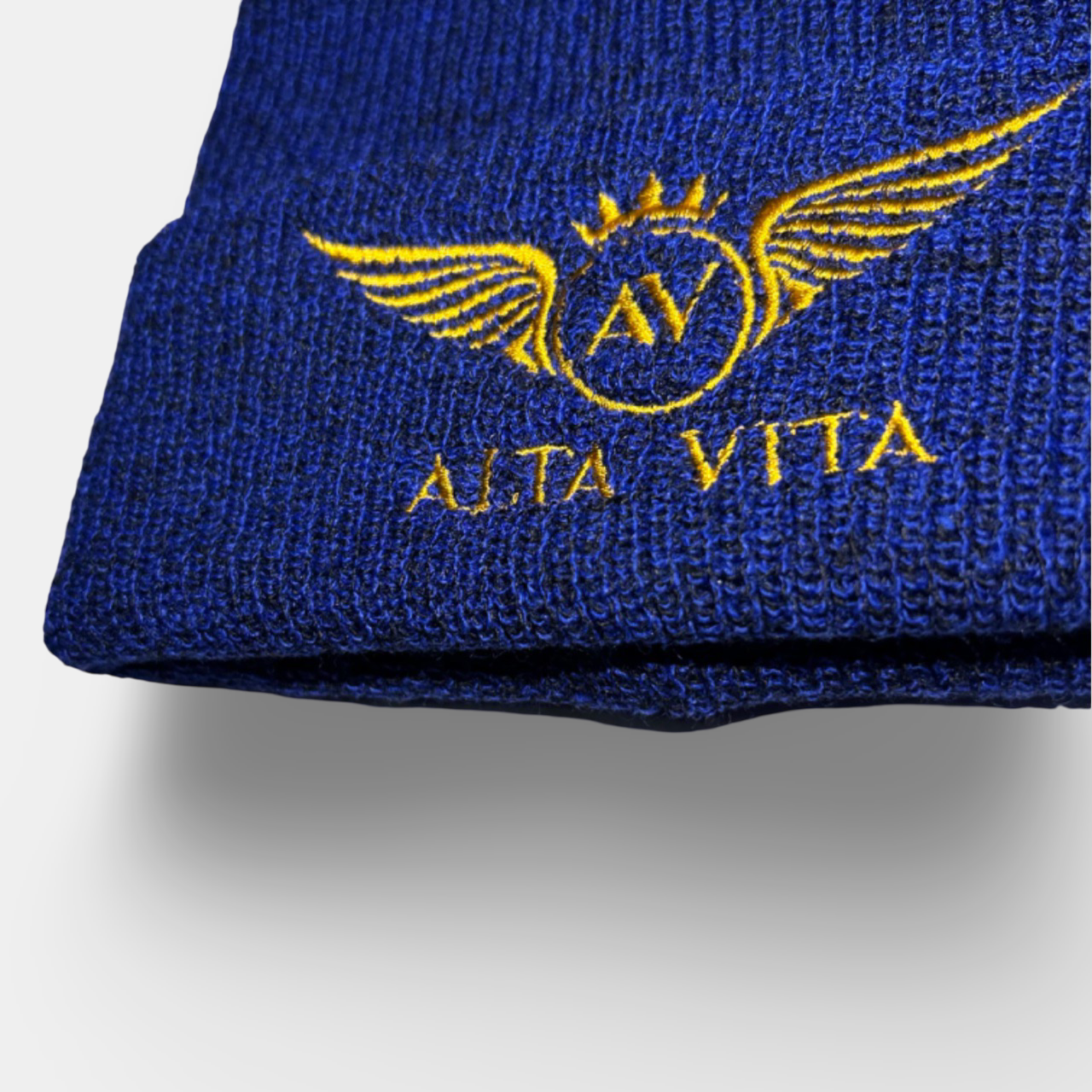 Alta Vita Mens Royal Blue Beanie