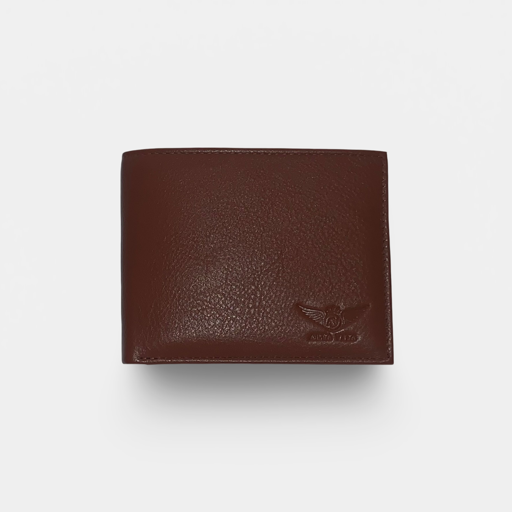 Alta Vita Bi-Fold Leather Tan Wallet