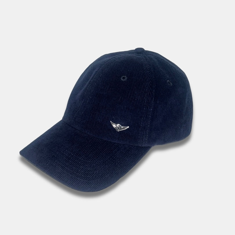 Alta Vita Navy Corduroy Cap