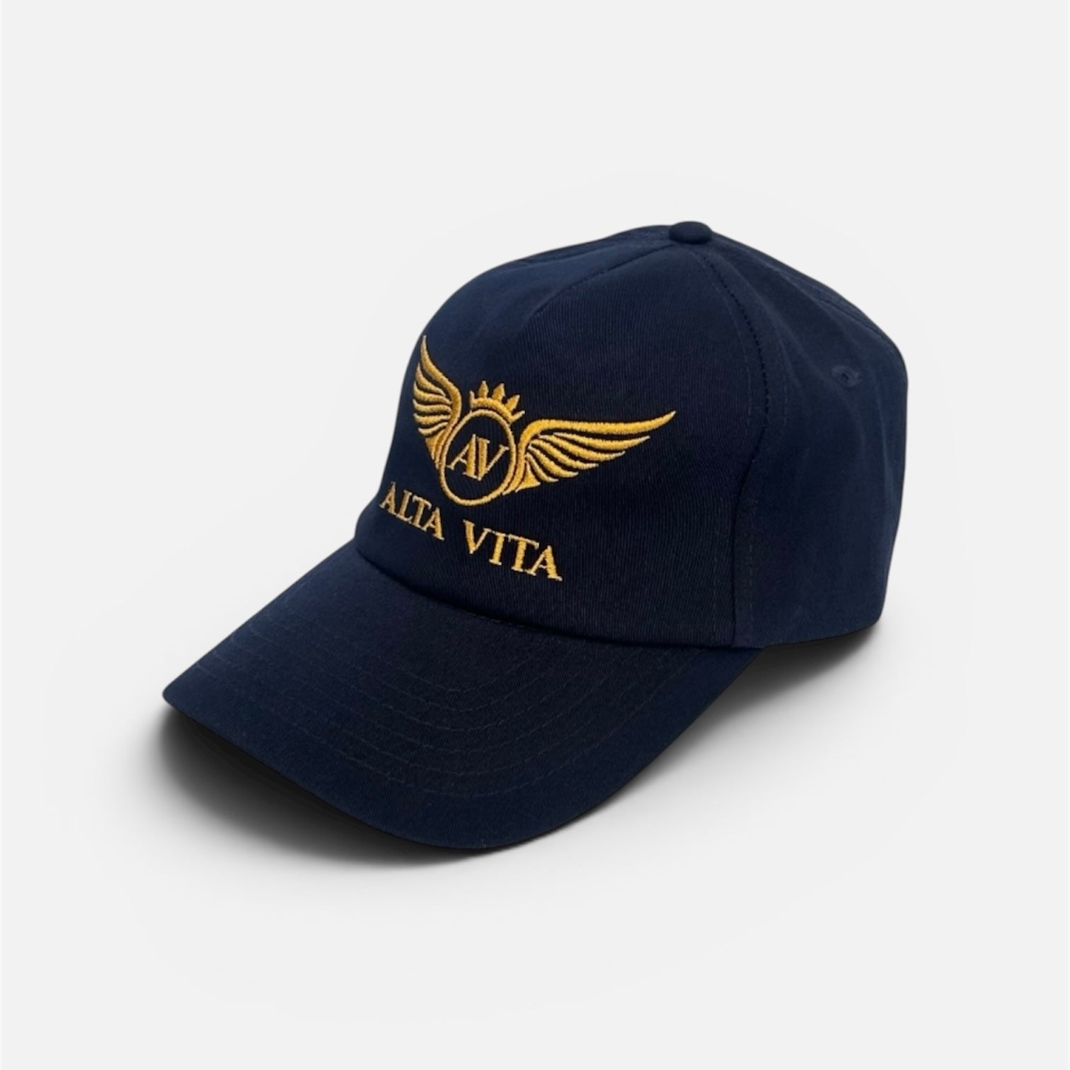 Alta Vita Mens French Navy Blue Cap