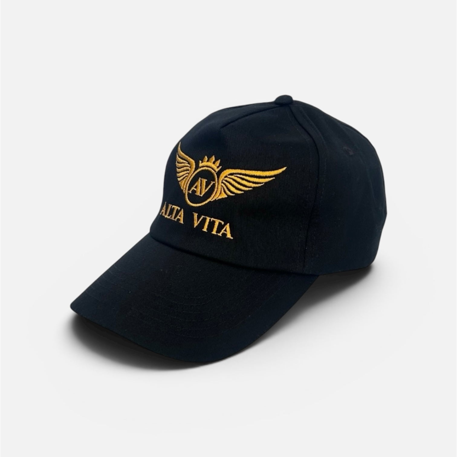 Alta Vita Mens Black Cap