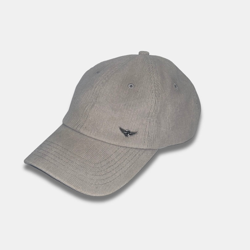 Alta Vita Grey Corduroy Cap