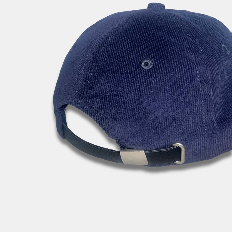 Alta Vita Navy Corduroy Cap