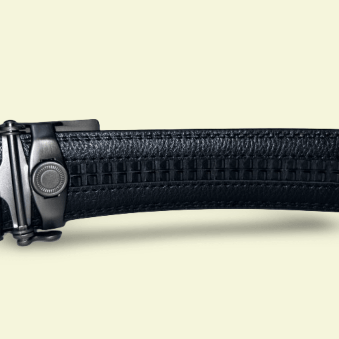 Alta Vita Black Leather Belt