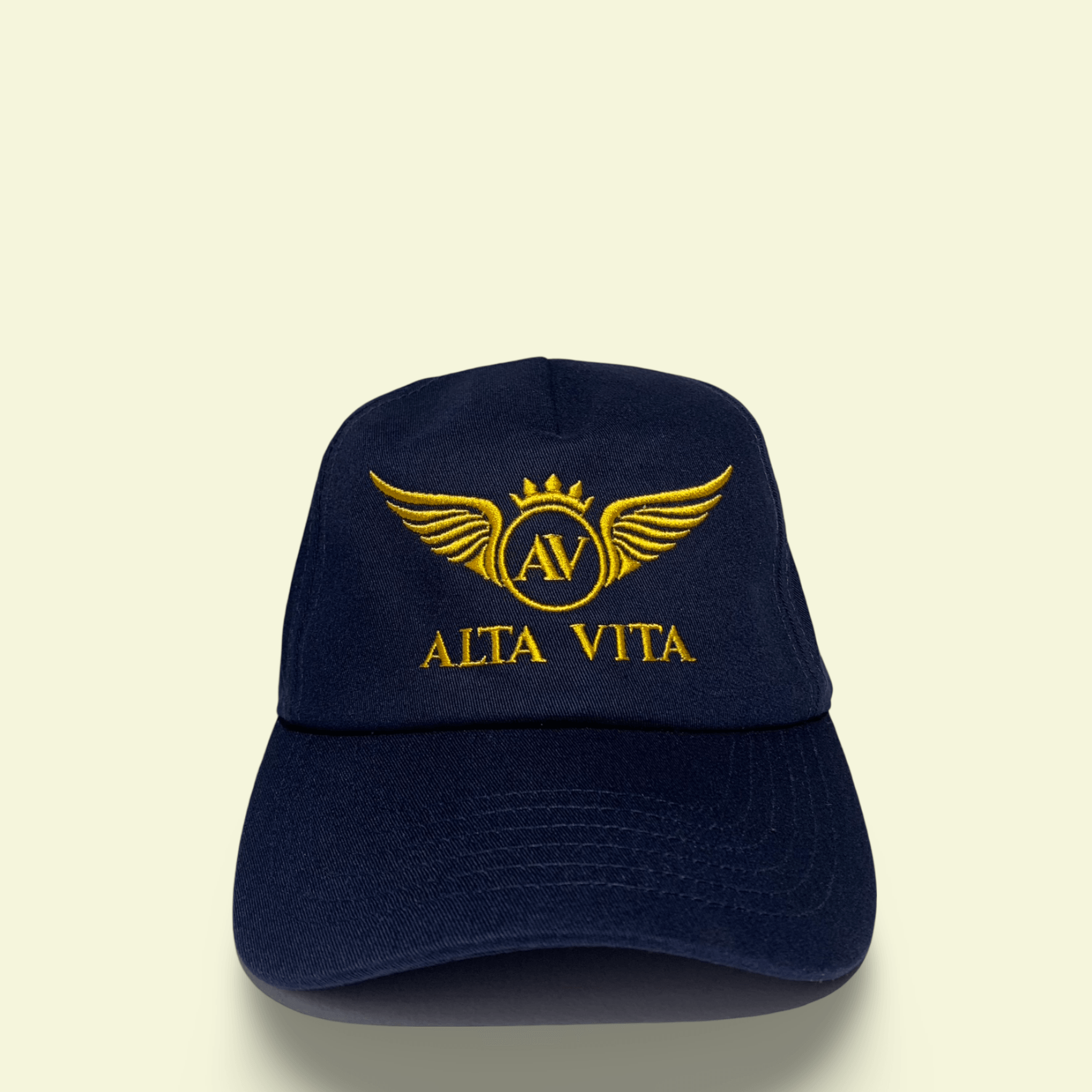 Alta Vita Mens French Navy Blue Cap