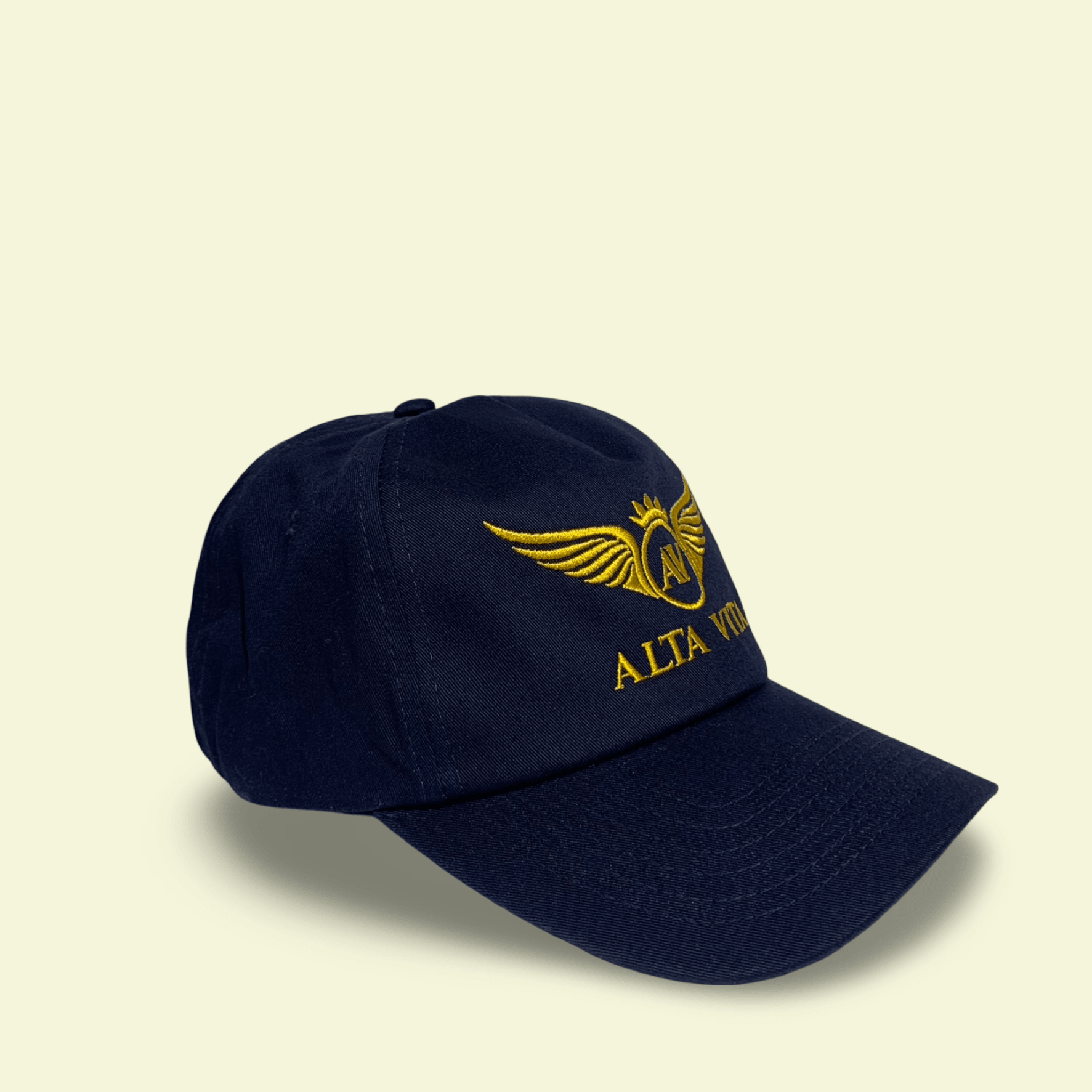 Alta Vita Mens French Navy Blue Cap