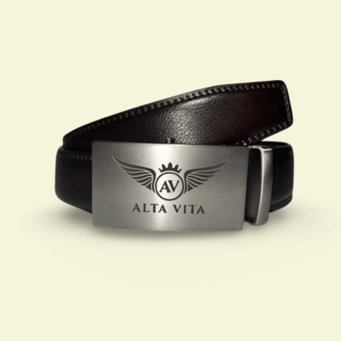 Alta Vita Brown Leather Belt