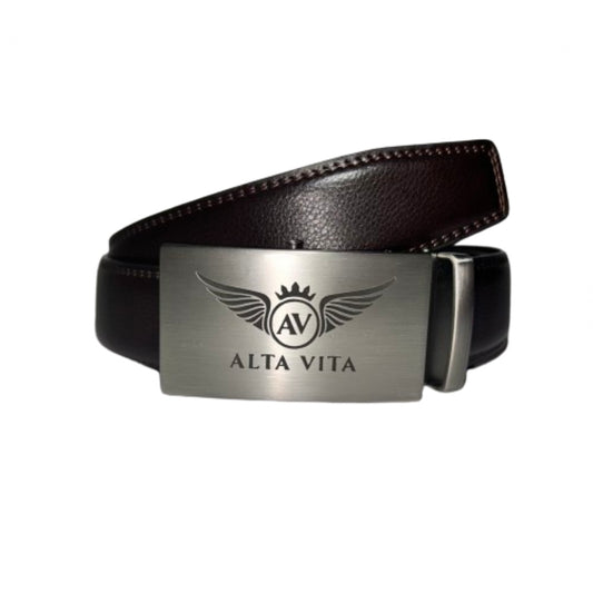 Alta Vita Brown Leather Belt