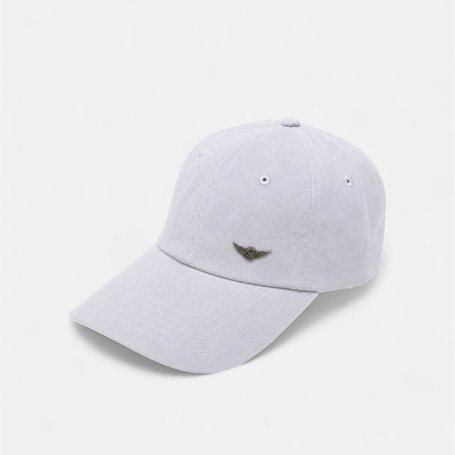 Alta Vita Grey Corduroy Cap