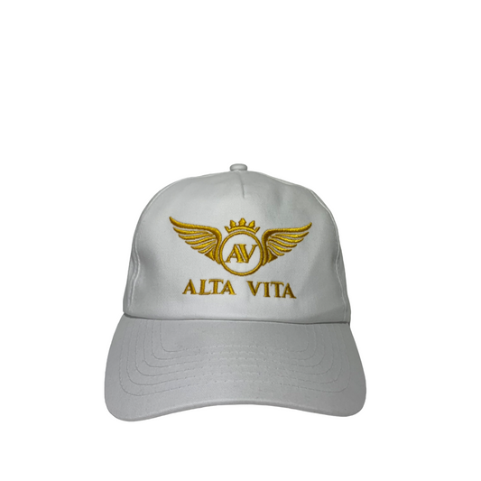 Alta Vita Mens White Cap