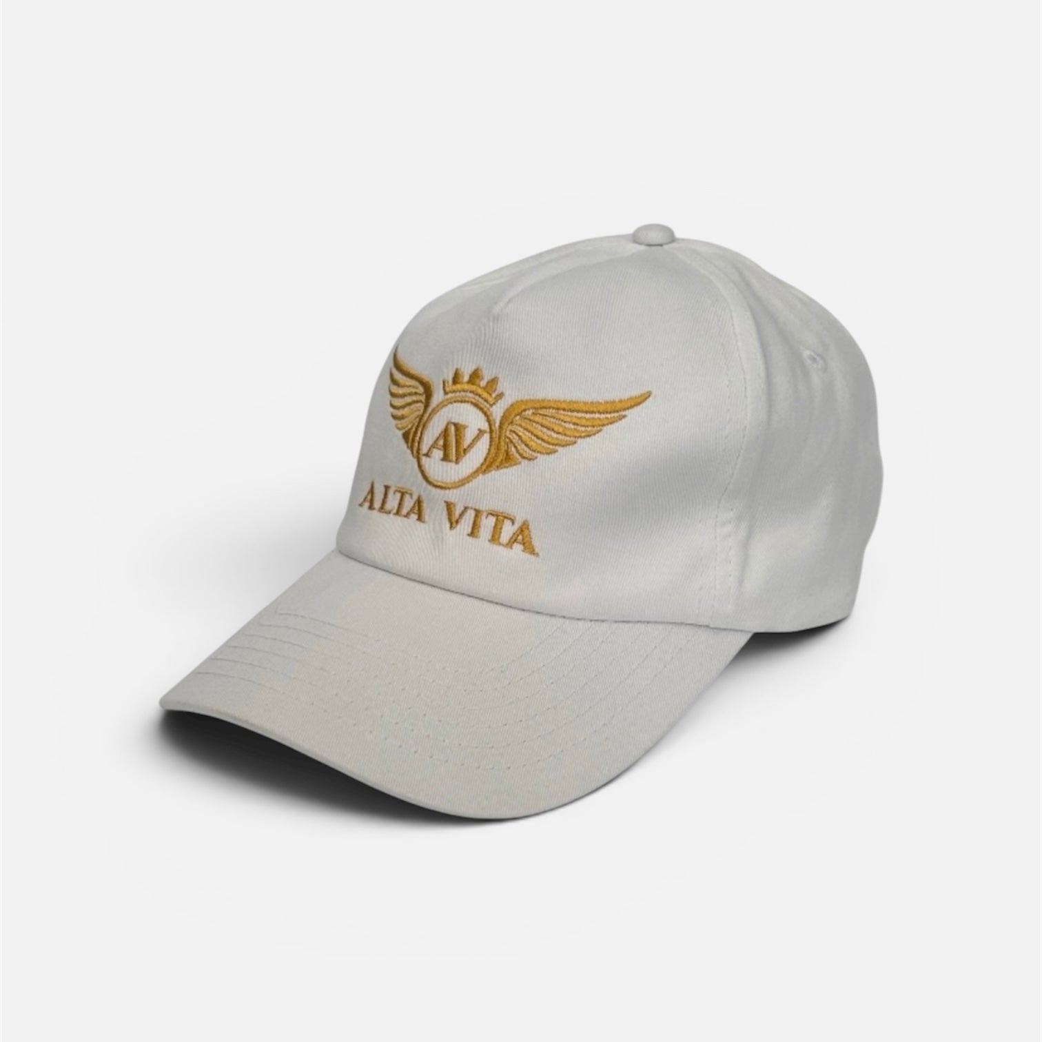 Alta Vita Mens White Cap