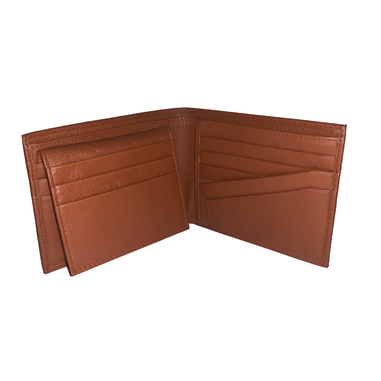 Alta Vita Bi-Fold Leather Tan Wallet