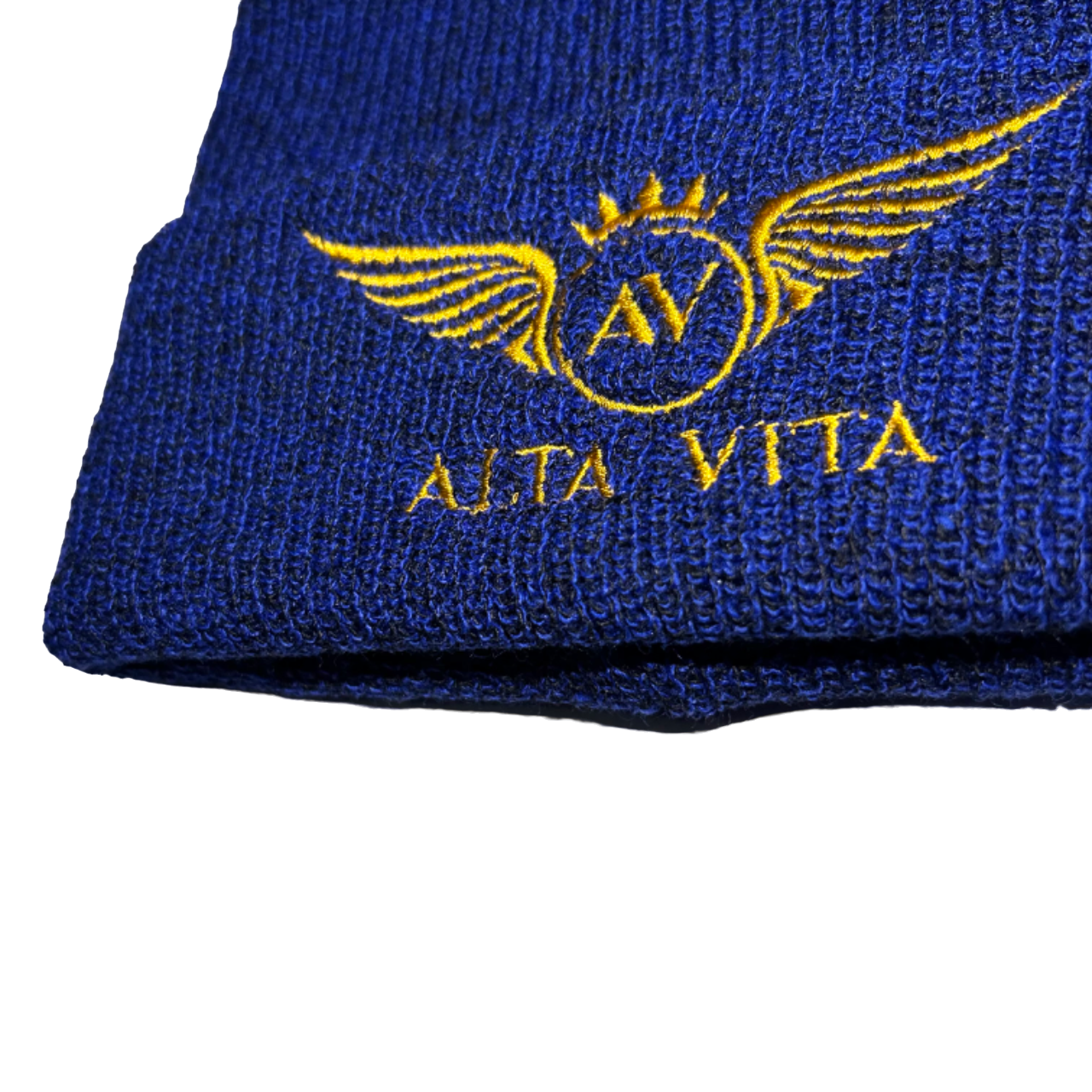 Alta Vita Mens Royal Blue Beanie