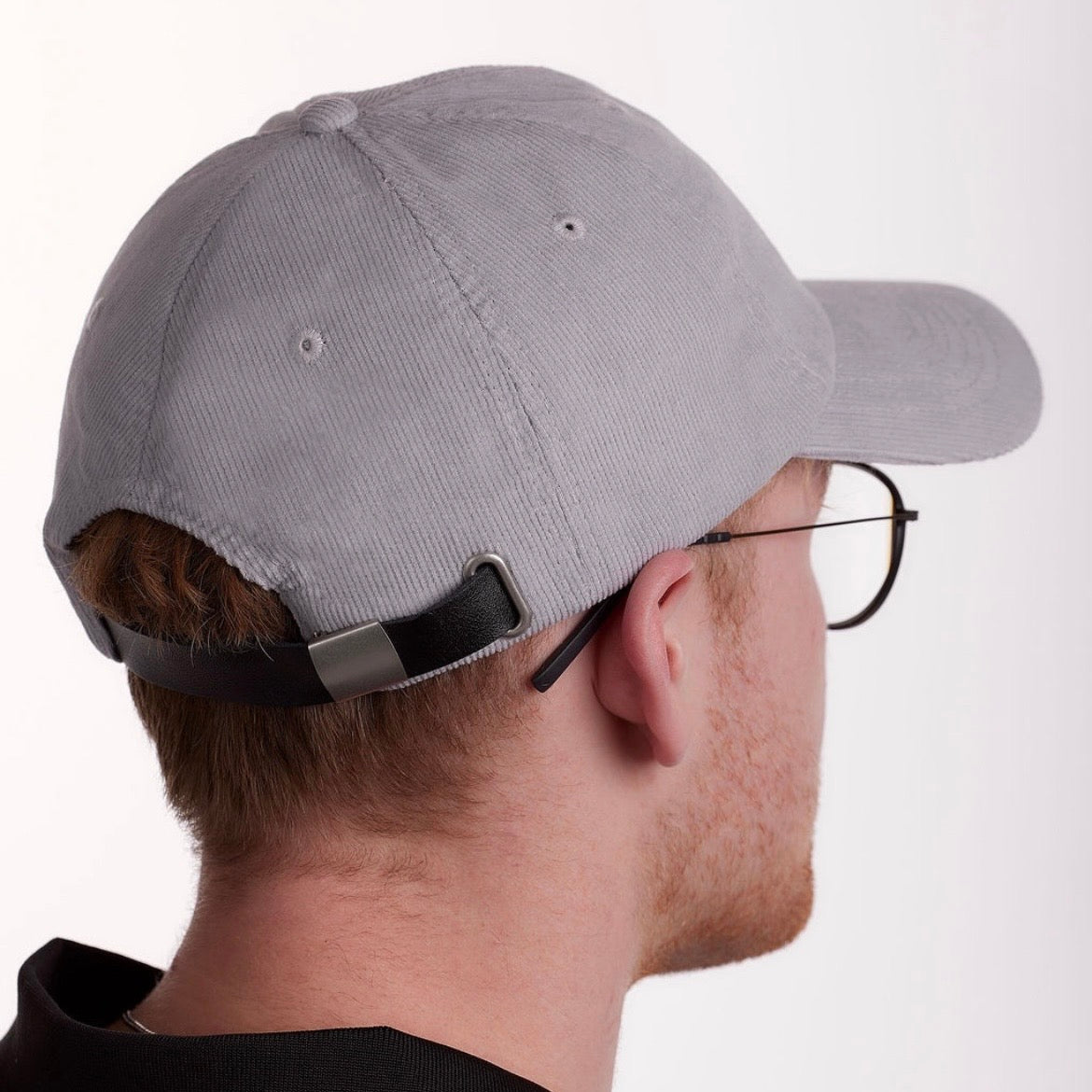 Alta Vita Grey Corduroy Cap